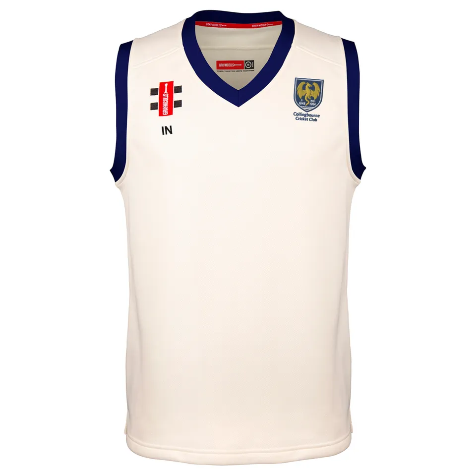 gray-nicolls-pro-performance-slipover-match-junior-avorio-navy image 1