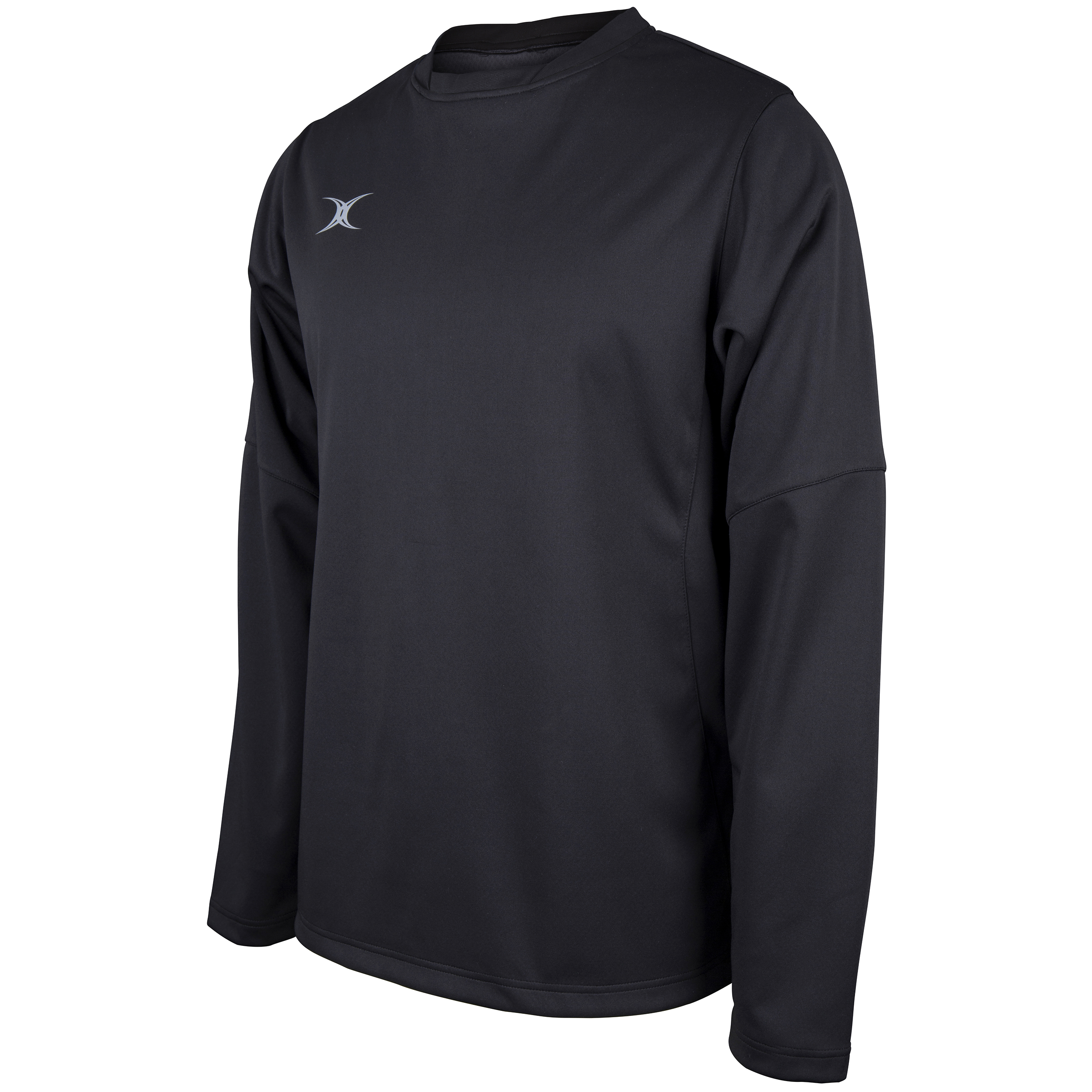 gilbert-rugby-pro-warm-up-top-uomo-felpa-rugby-nero-blu-navy image 5