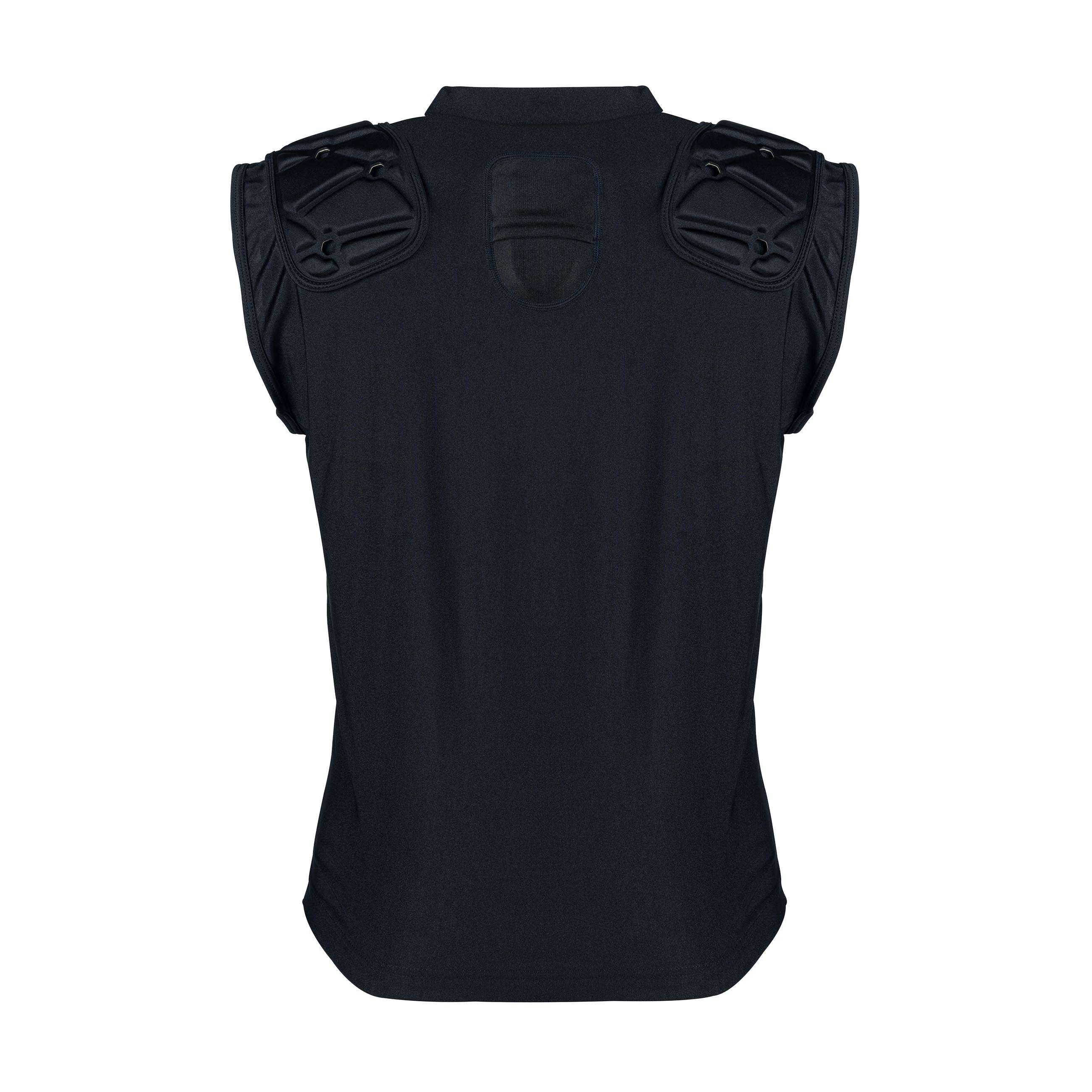 gilbert-rugby-vapour-vest-body-armour-senior-nera-corpetto-protettivo-rugby image 3