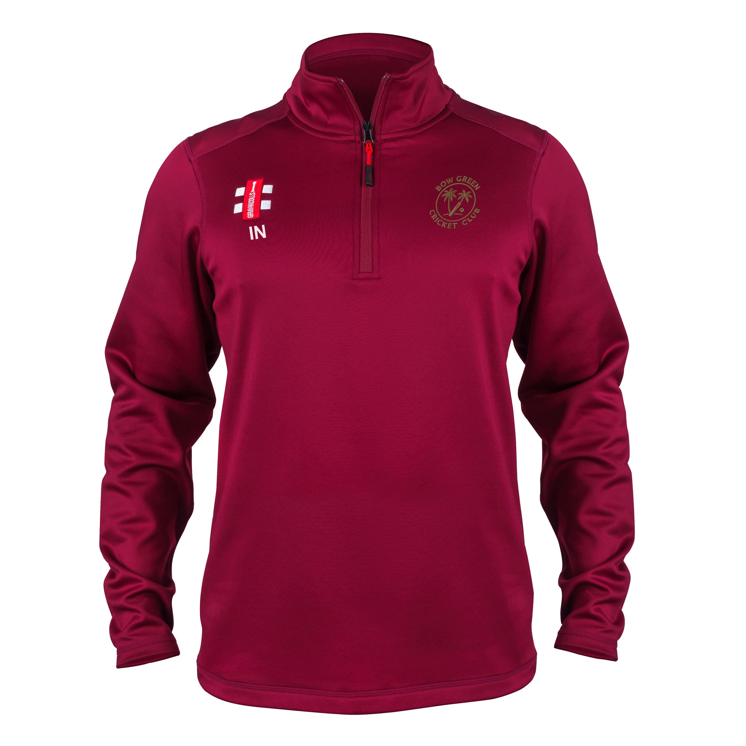 gray-nicolls-bow-green-cc-senior-storm-fleece-bordeaux image 1