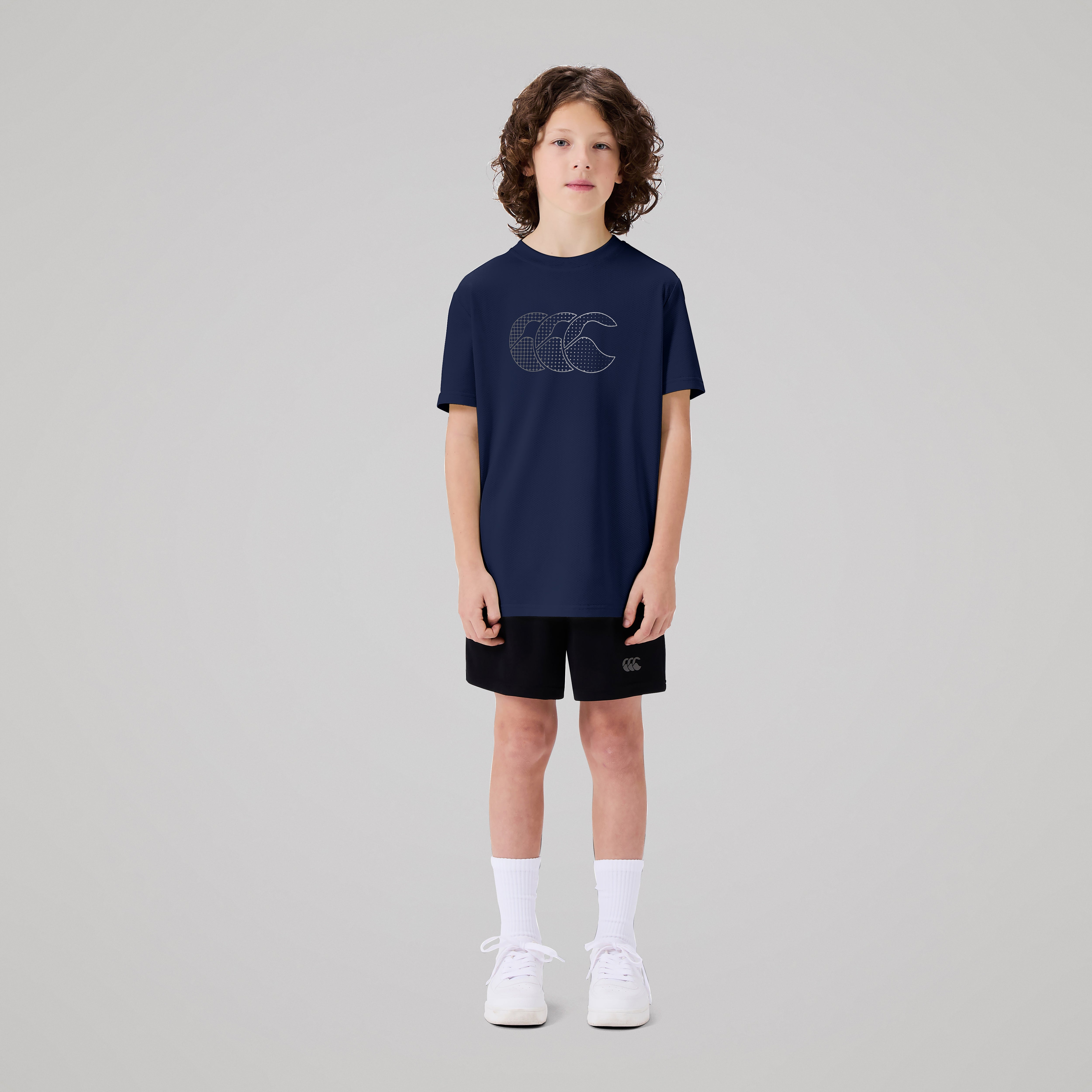 canterbury-junior-tempo-tee-navy-unisex-t-shirt-rugby-junior image 2