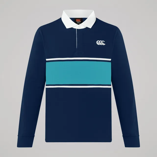 canterbury-fundamentals-stripe-rugby-jersey-uomo-maglia-rugby-blu image 1