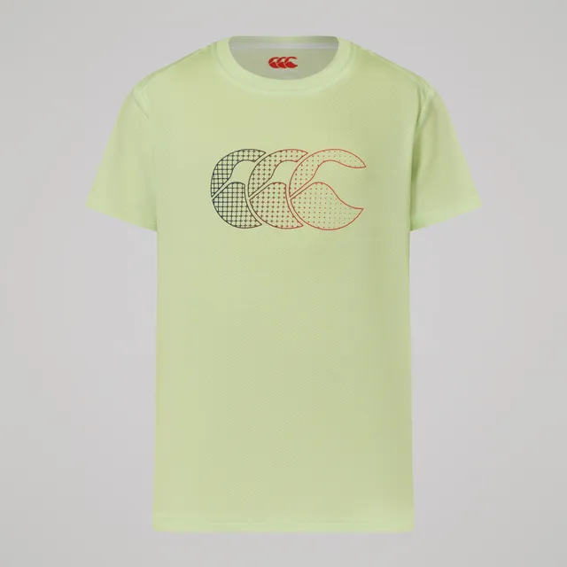 canterbury-tempo-tee-junior-unisex-t-shirt-training-verde image 1