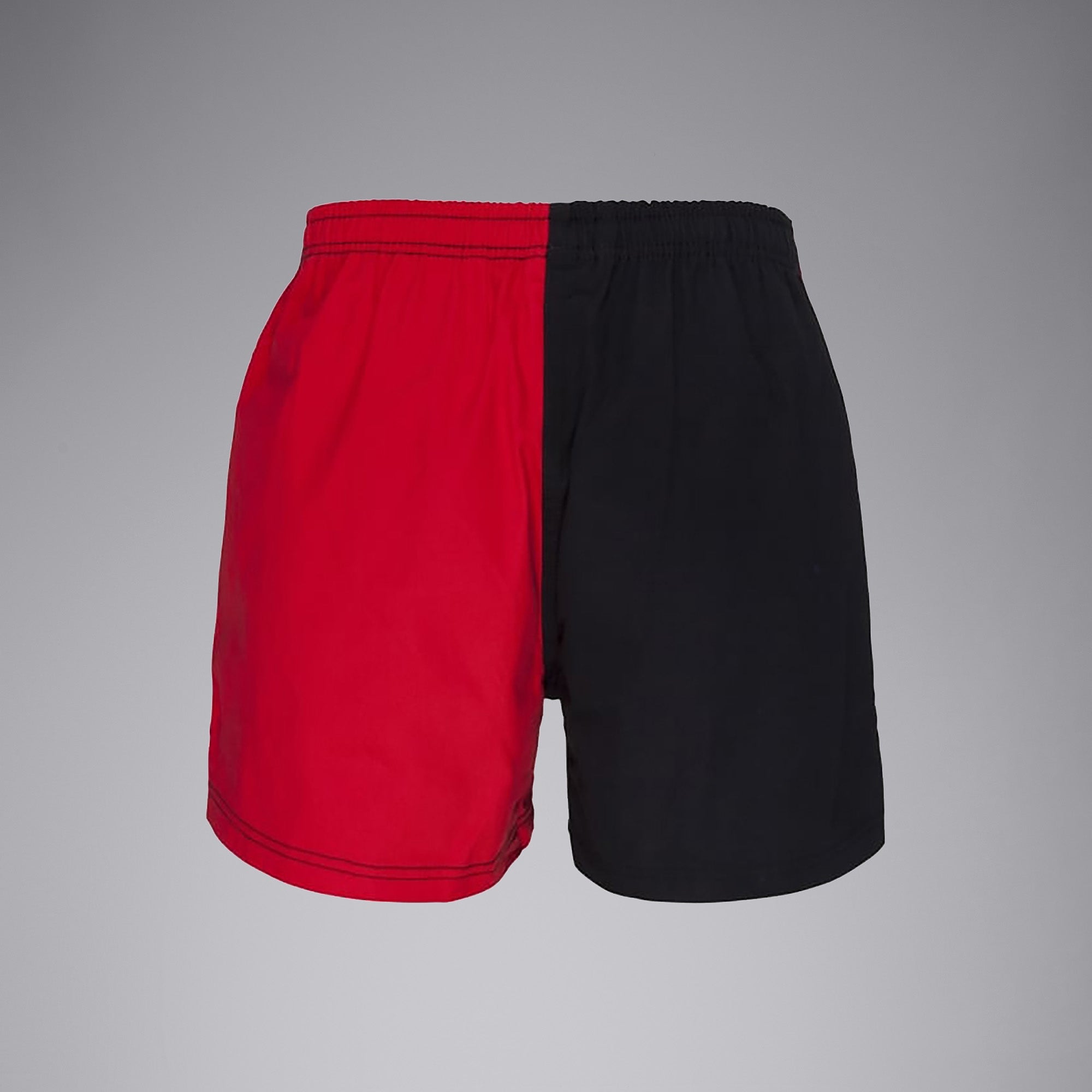 canterbury-harlequin-pantaloncini-rugby-unisex-cotone-scarlatto-nero image 2