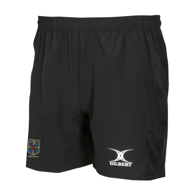 gilbert-rugby-durham-county-referee-pantaloncini-leisure-corti-donna-neri image 1