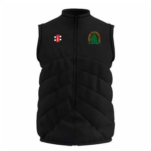 gray-nicolls-gts-gilet-bodywarmer-lindow-cricket-club-nero-senior image 1