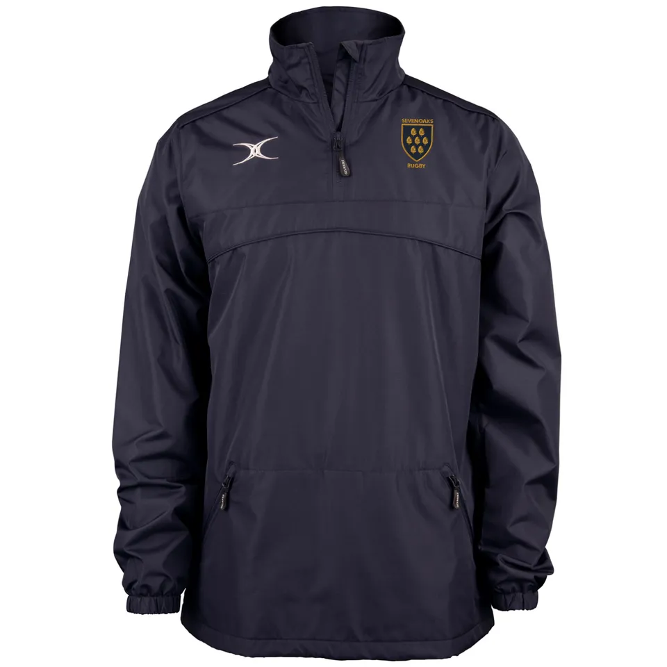 gilbert-rugby-sevenoaks-rfc-photon-giacca-1-4-zip-uomo-blu-navy-scuro-senior image 1