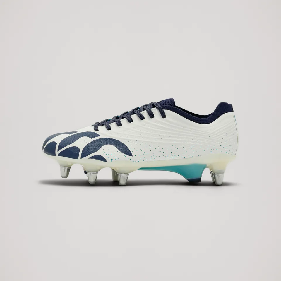 canterbury-stampede-groundbreak-elite-sg-scarpe-rugby-bianche image 1