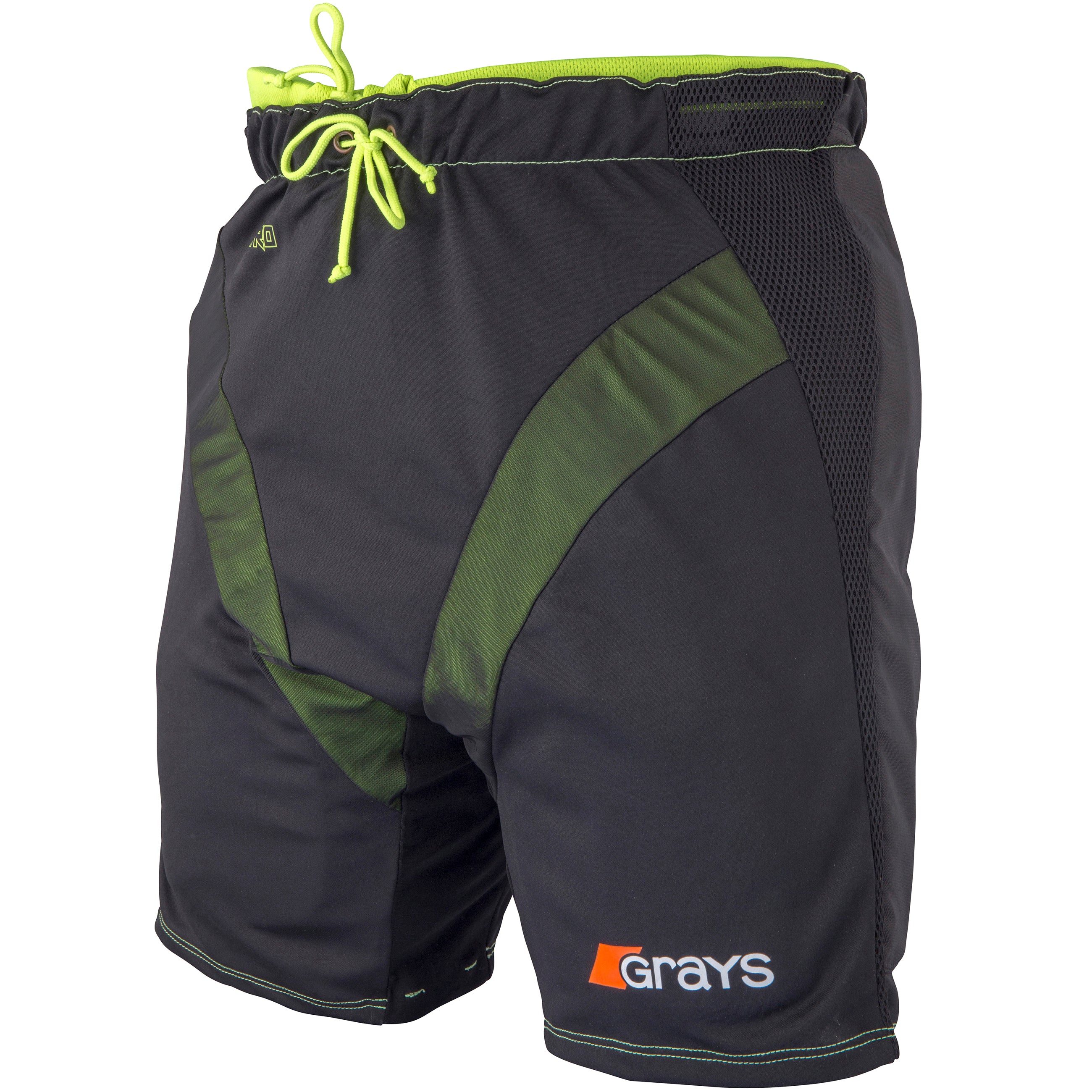 grays-nitro-sovrapantaloncini-portiere-hockey-nero-giallo-fluo image 1