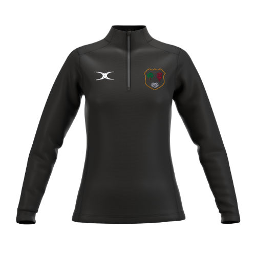gilbert-rugby-nld-referees-society-atom-pile-1-4-zip-donna-nero image 1