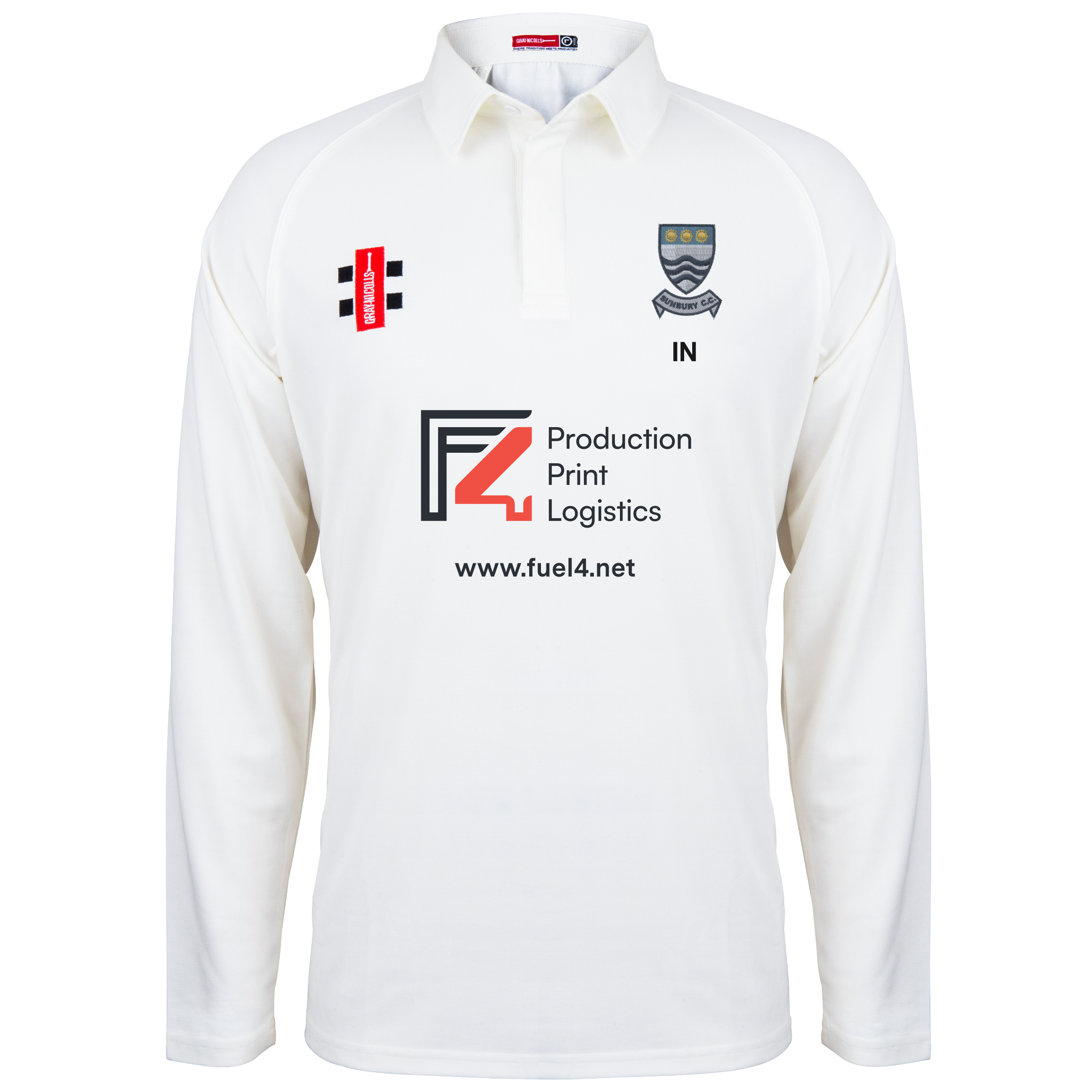 gray-nicolls-matrix-v2-maglia-cricket-manica-lunga-junior-sunbury-cc-avorio image 1