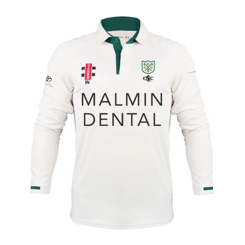 gray-nicolls-pro-performance-v3-maglia-cricket-manica-lunga-senior-avorio-verde- image 1