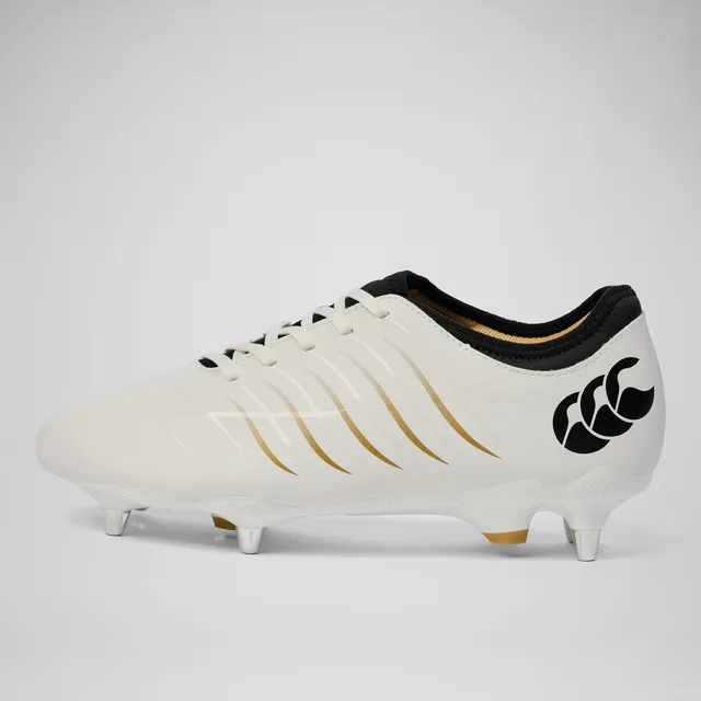 canterbury-phoenix-2-0-team-scarpe-rugby-terreno-morbido-unisex-bianco image 1