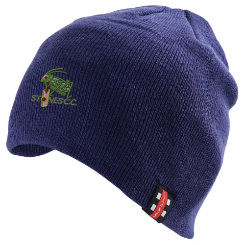 gray-nicolls-stones-cc-senior-beanie-hat-dark-navy image 1