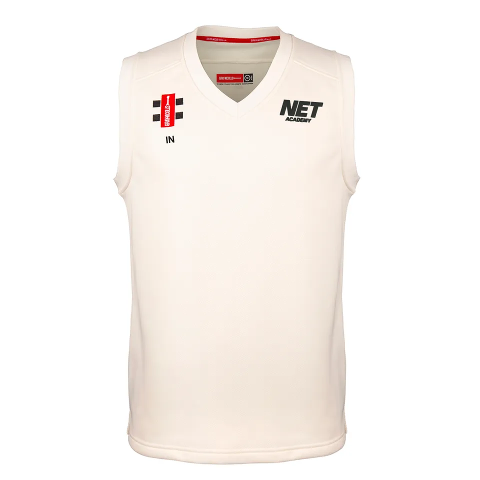gray-nicolls-net-academy-junior-slipover-pro-performance-match-avorio image 1