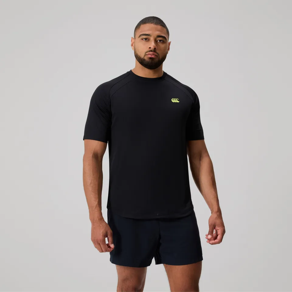 canterbury-club-everest-tee-t-shirt-rugby-training-uomo-nera image 1