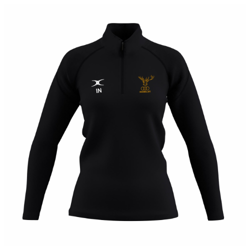 gilbert-rugby-bracknell-rfc-donna-pile-gts-1-4-zip-nero image 1