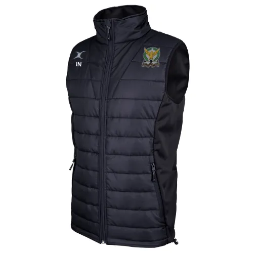 gilbert-rugby-llandaff-north-rfc-pro-gilet-smanicato-uomo-nero-adulto image 1