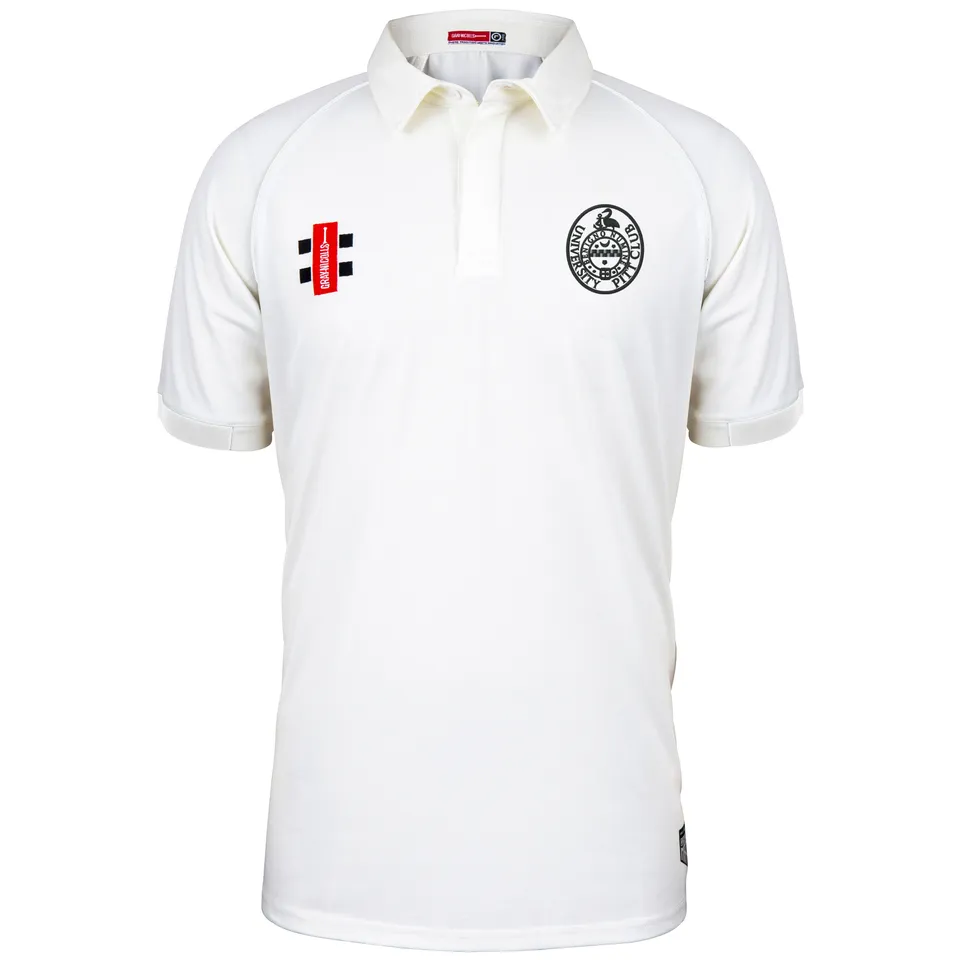 gray-nicolls-university-pitt-club-senior-matrix-v2-maglia-cricket-s-s-ivory image 1