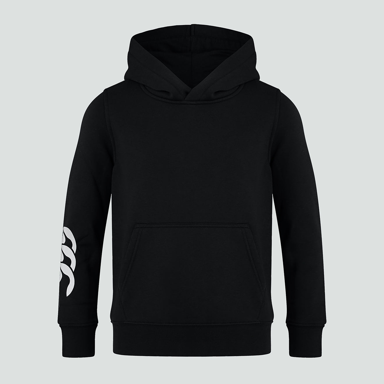 canterbury-junior-club-hoody-black-felpa-con-cappuccio-junior-nera image 1