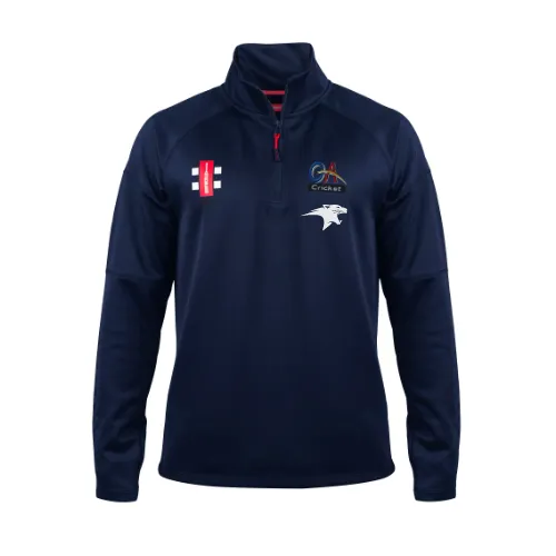 gray-nicolls-old-albanian-cc-junior-pro-thermo-fleece-navy-coach-panthers image 1