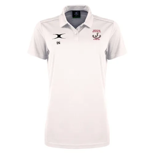 gilbert-rugby-photon-ii-polo-donna-manica-corta-whitley-bay-rockcliff-rfc-bianca image 1