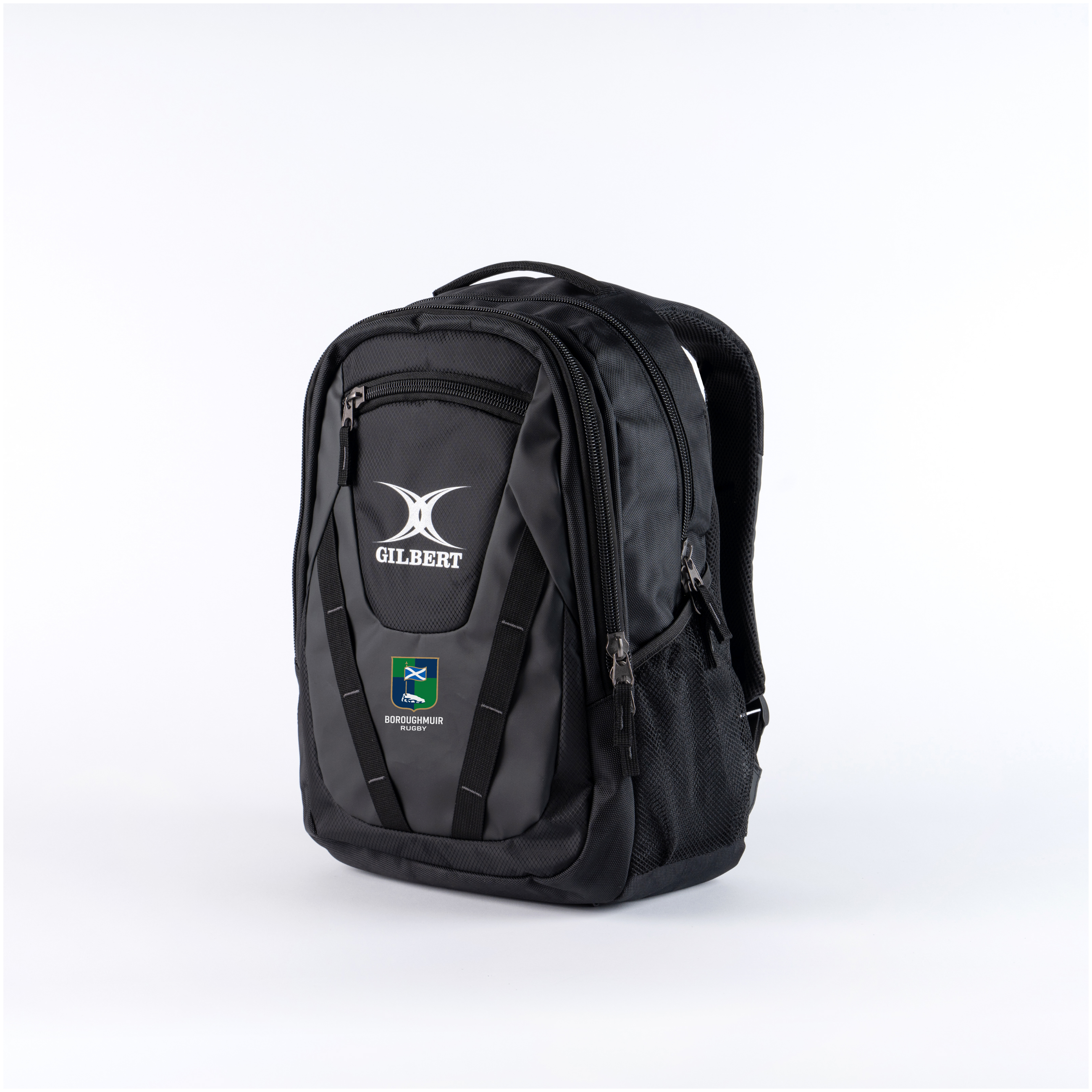 gilbert-rugby-boroughmuir-club-v4-zaino-senior-nero-nero image 1