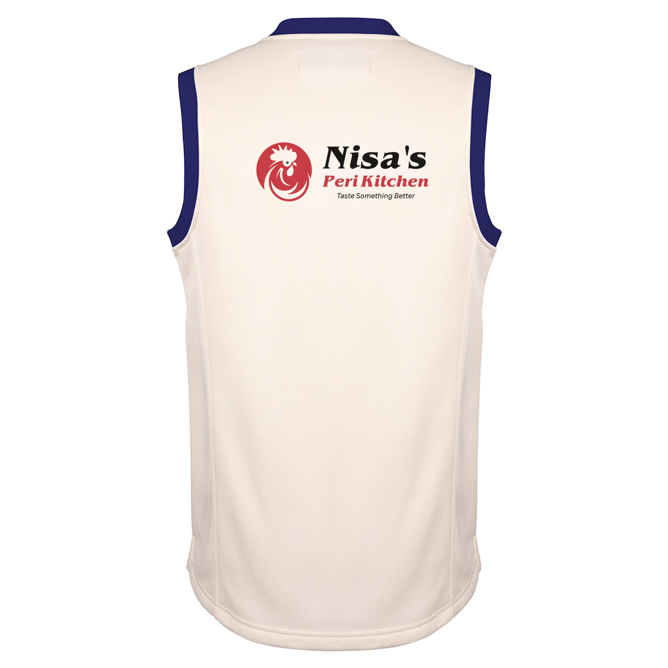 gray-nicolls-bury-cc-junior-pro-performance-match-slipover-avorio-navy image 2