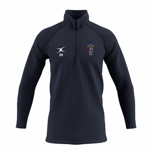 gilbert-rugby-cccu-rugby-senior-pile-1-4-zip-gts-blu-navy-collo-alto image 1