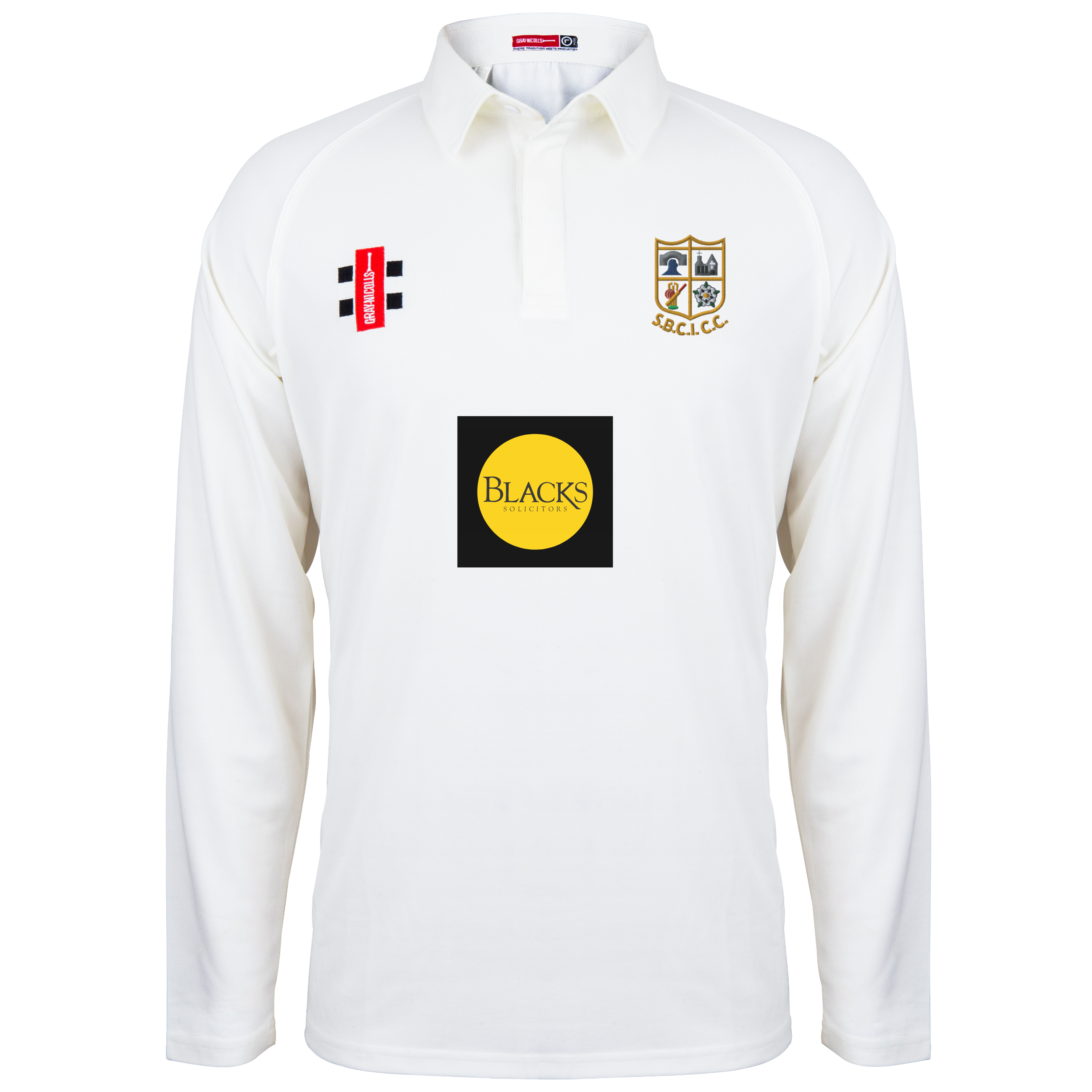 gray-nicolls-matrix-camicia-cricket-manica-lunga-senior-avorio-sbci-cc image 1