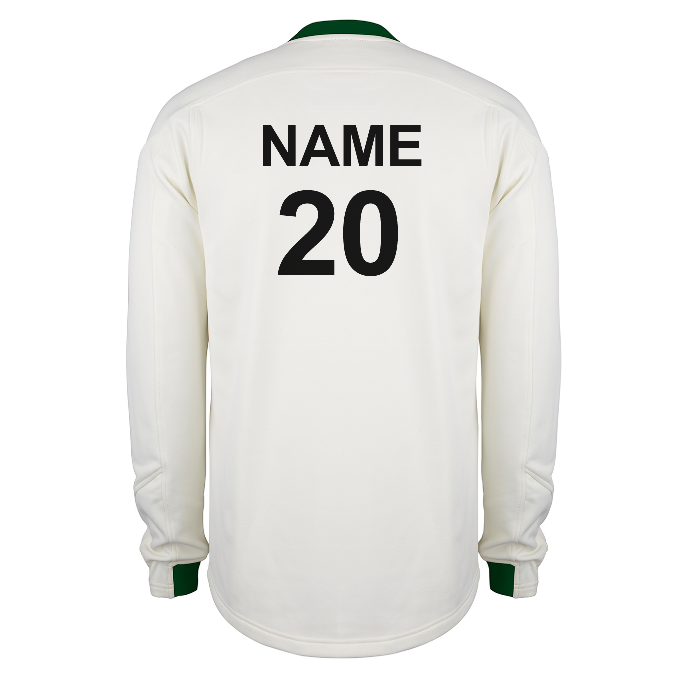 gray-nicolls-houghton-main-cc-senior-pro-performance-maglione-match-avorio-verde image 2