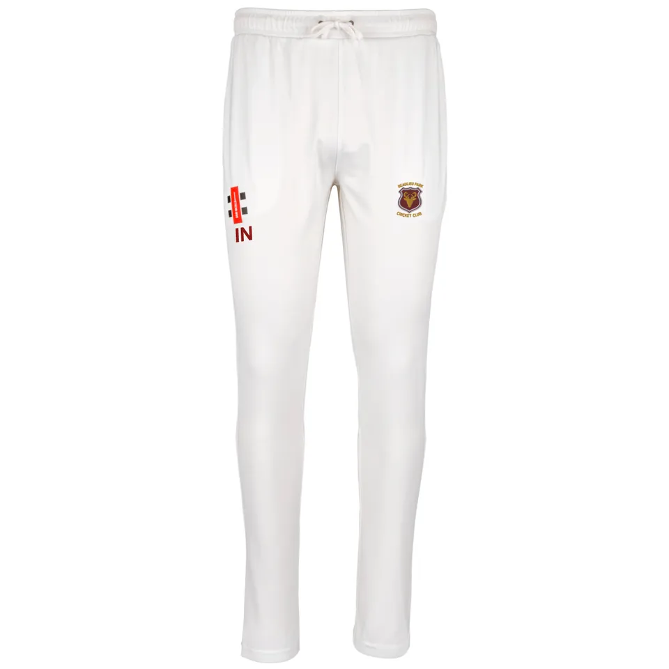 gray-nicolls-pro-performance-pantaloni-match-cricket-senior-beaulieu-park-cc-avo image 1