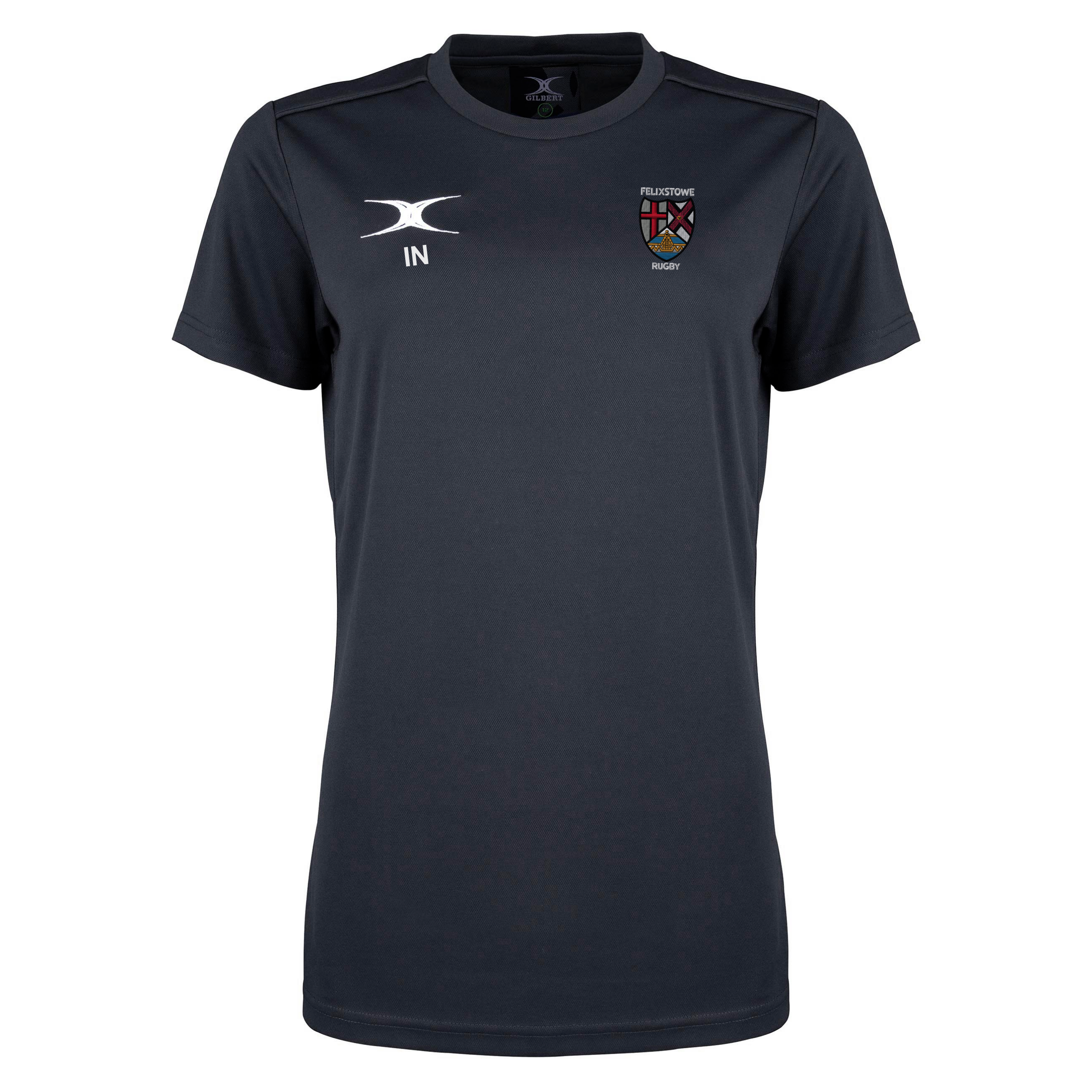 gilbert-rugby-felixstowe-rfc-photon-ii-t-shirt-manica-corta-senior-nero image 1