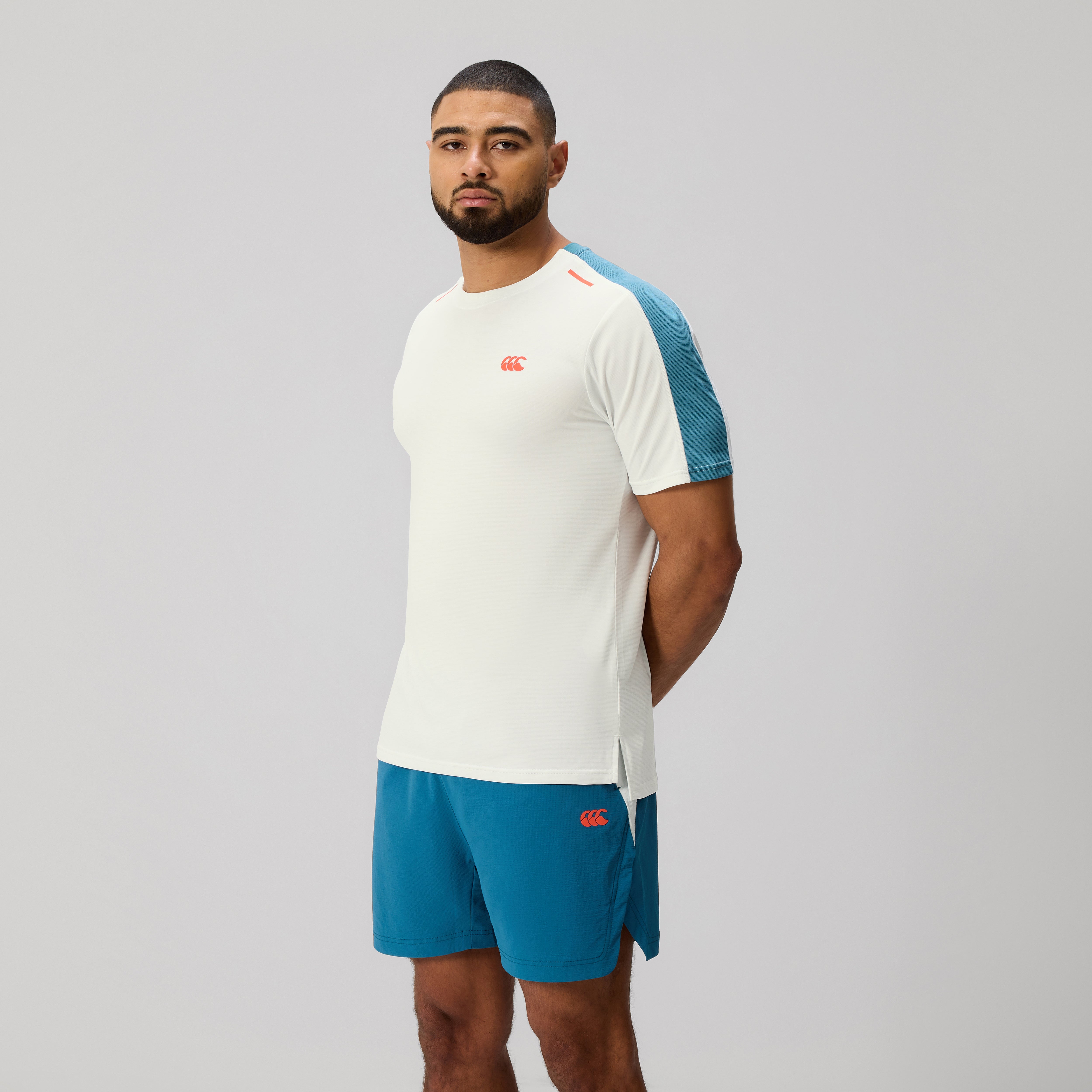 canterbury-tempo-t-shirt-allenamento-uomo-bianco-blu image 4