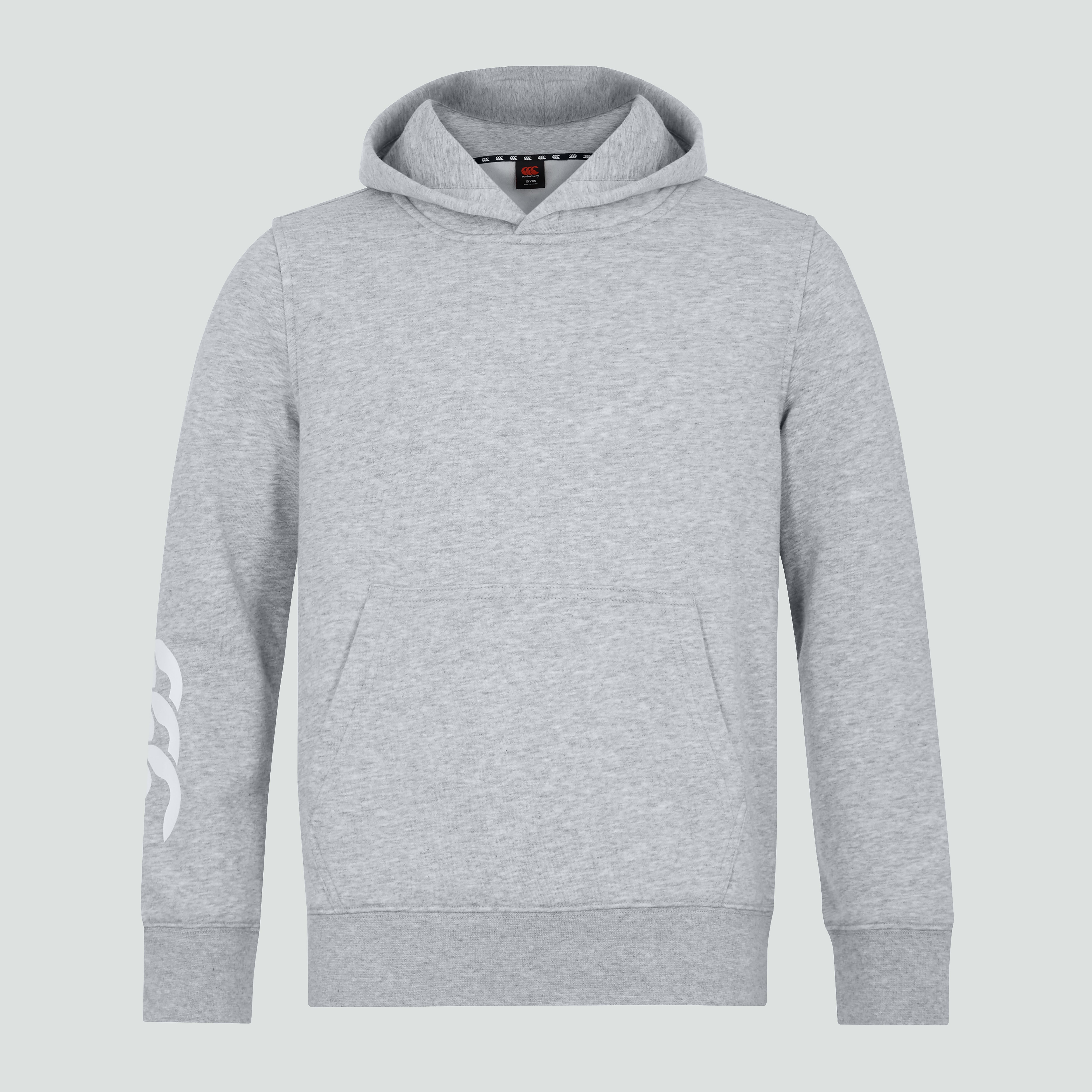canterbury-club-hoody-grey-junior-unisex-felpa-cappuccio-300gsm image 4