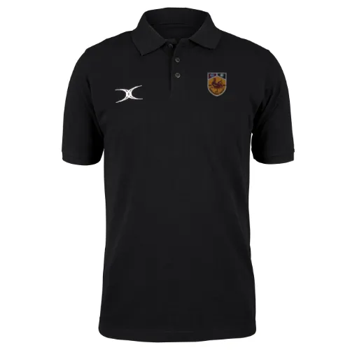 gilbert-rugby-harrogate-rufc-quest-polo-uomo-nero image 1