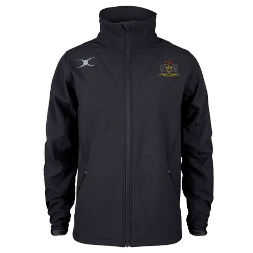 gilbert-rugby-newcastle-staffs-rufc-pro-giacca-soft-shell-full-zip-da-adulto-ner image 1