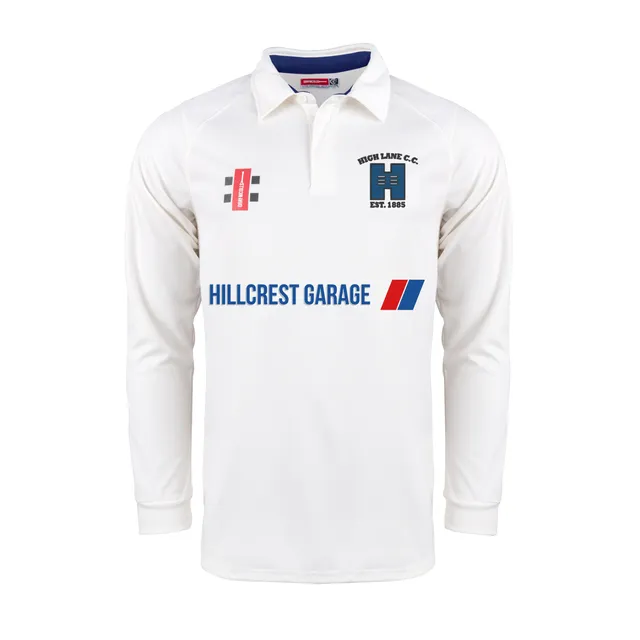 gray-nicolls-high-lane-c-c-senior-pro-performance-v2-maglia-cricket-manica-lunga image 1