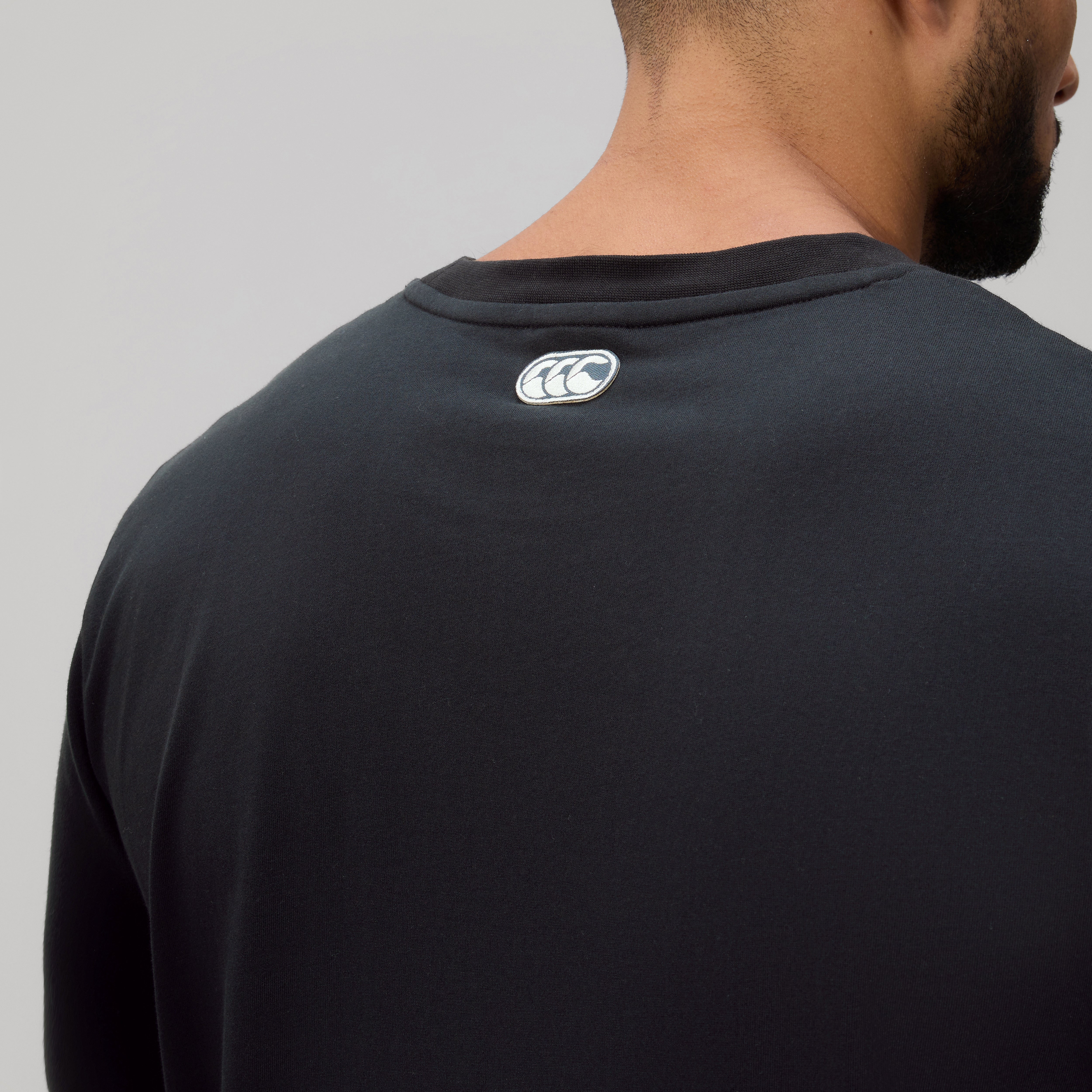 canterbury-force-tee-t-shirt-uomo-nera-relaxed-fit image 5