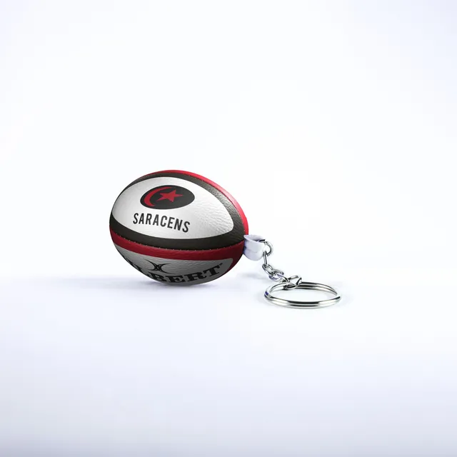 gilbert-rugby-saracens-portachiavi-pallone-da-rugby-replica image 1