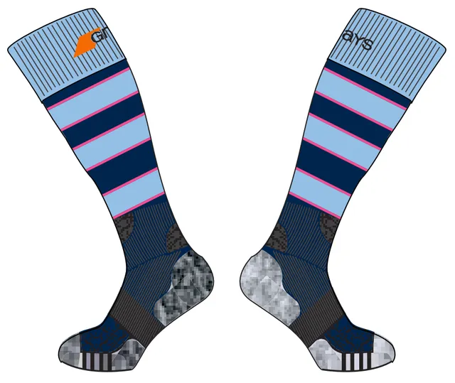 grays-south-saxons-hc-adulto-calzini-gara-pro-blu-navy-nero image 1