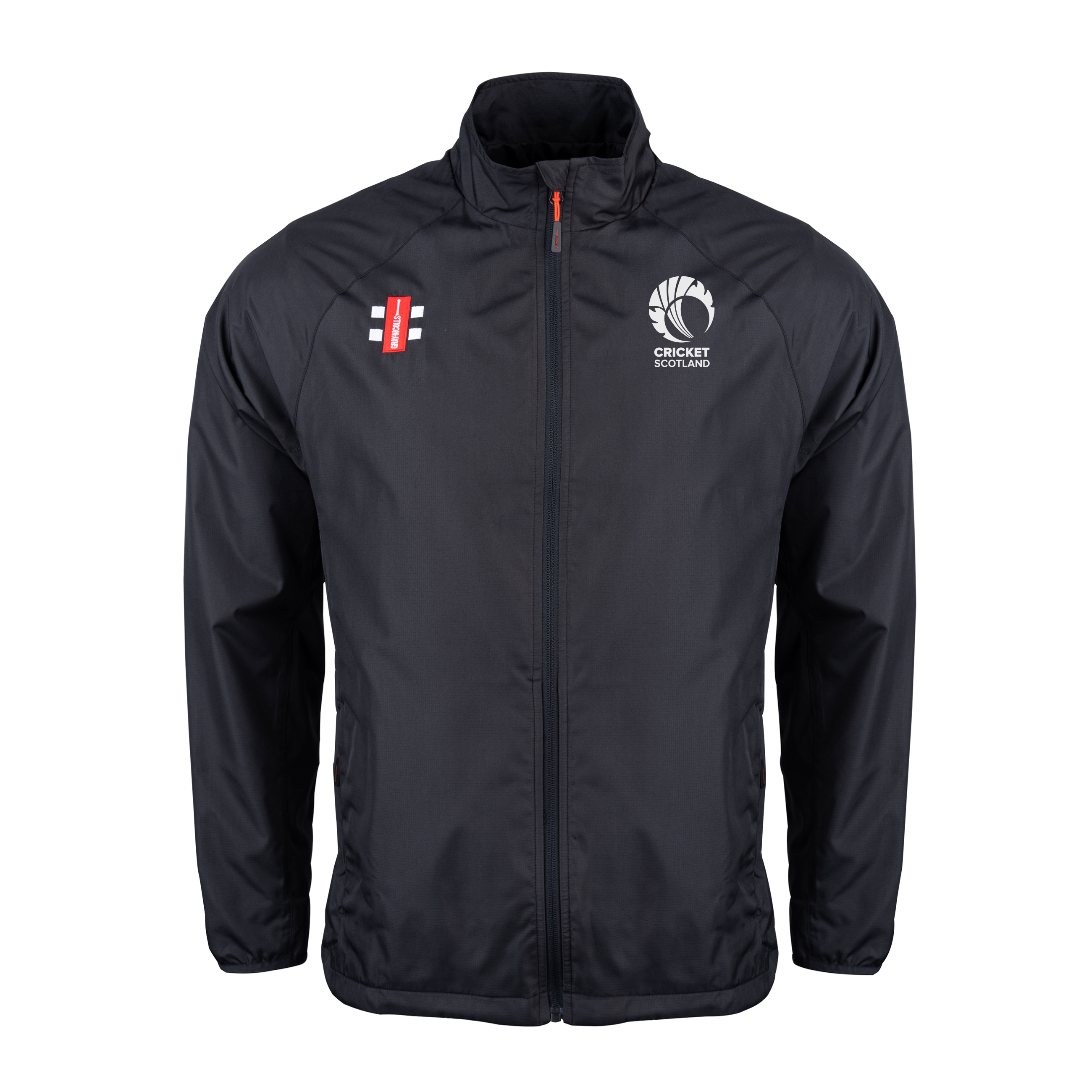gray-nicolls-cricket-scotland-velocity-giacca-antipioggia-nera-senior image 1