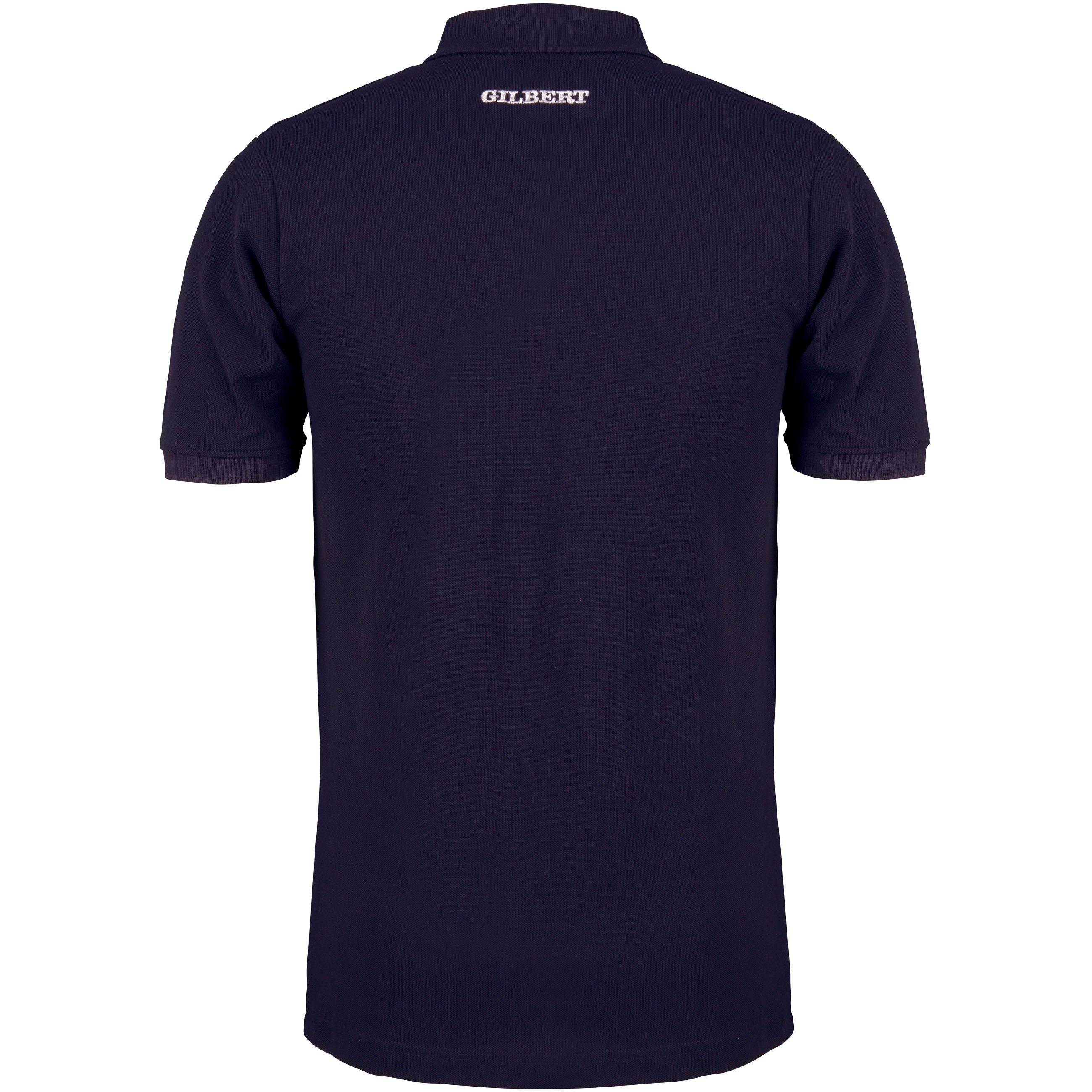 gilbert-rugby-quest-polo-junior-cotone-organico-nero-blu-navy image 4