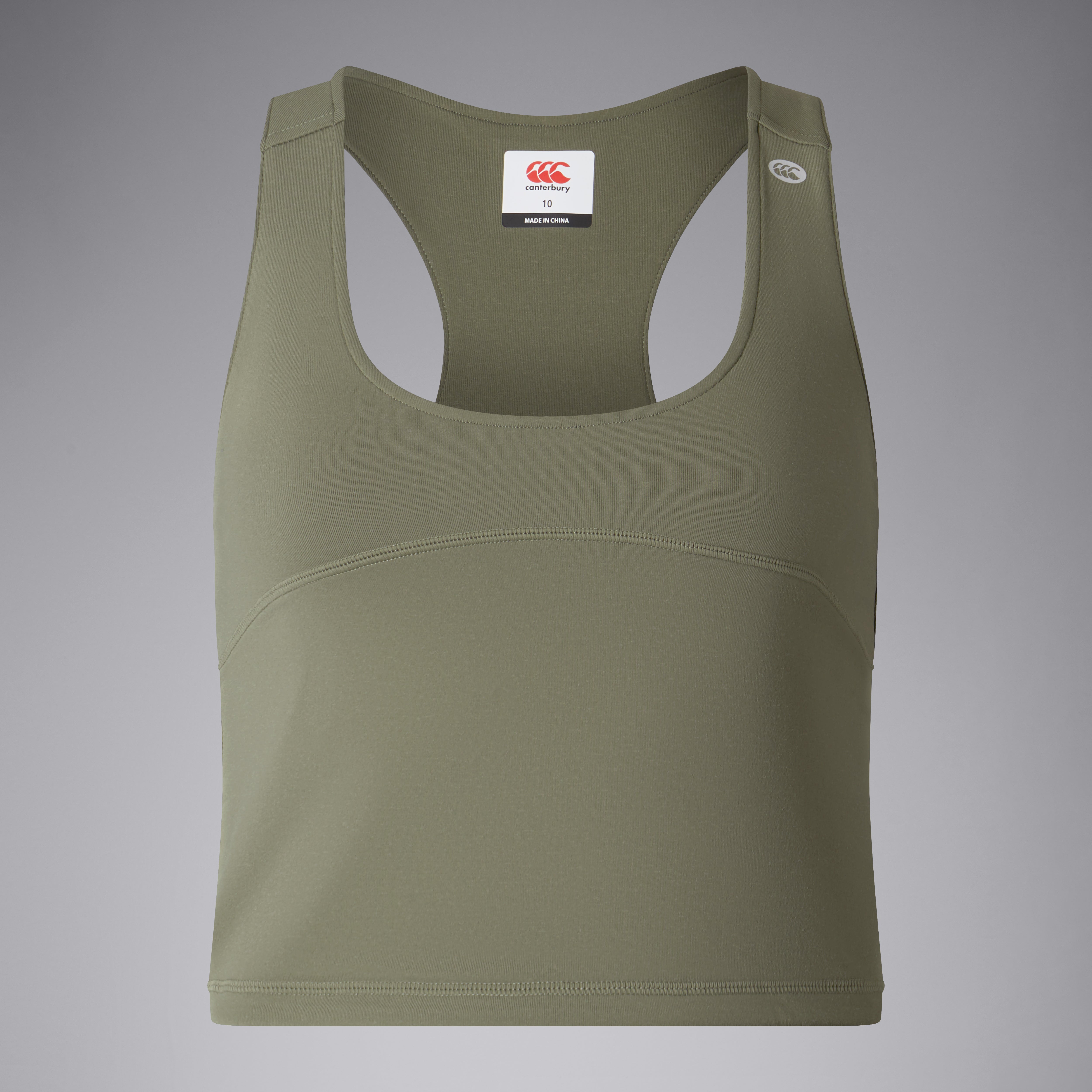 canterbury-convex-crop-top-donna-verde image 1
