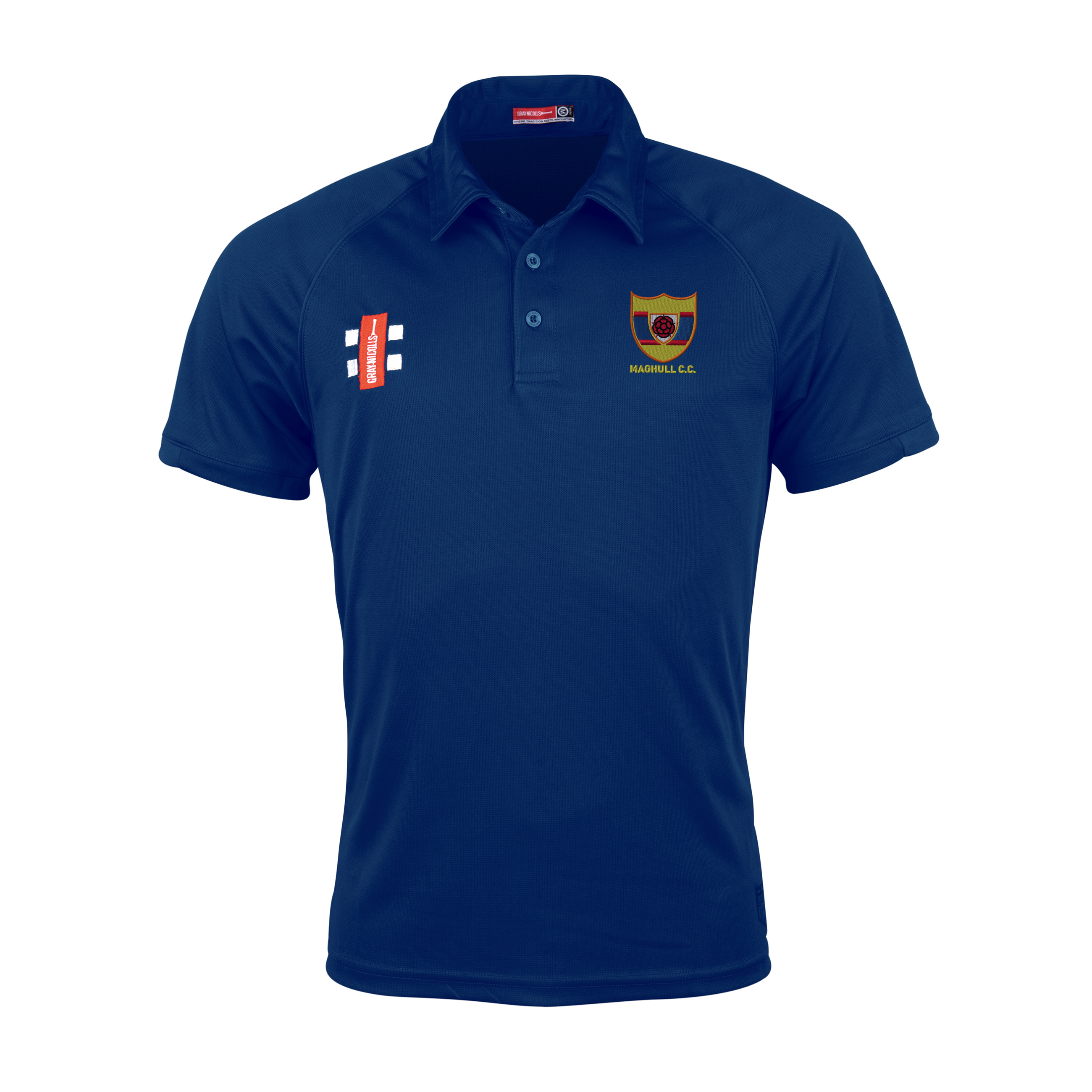 gray-nicolls-maghull-cc-matrix-v2-polo-s-s-senior-navy image 1
