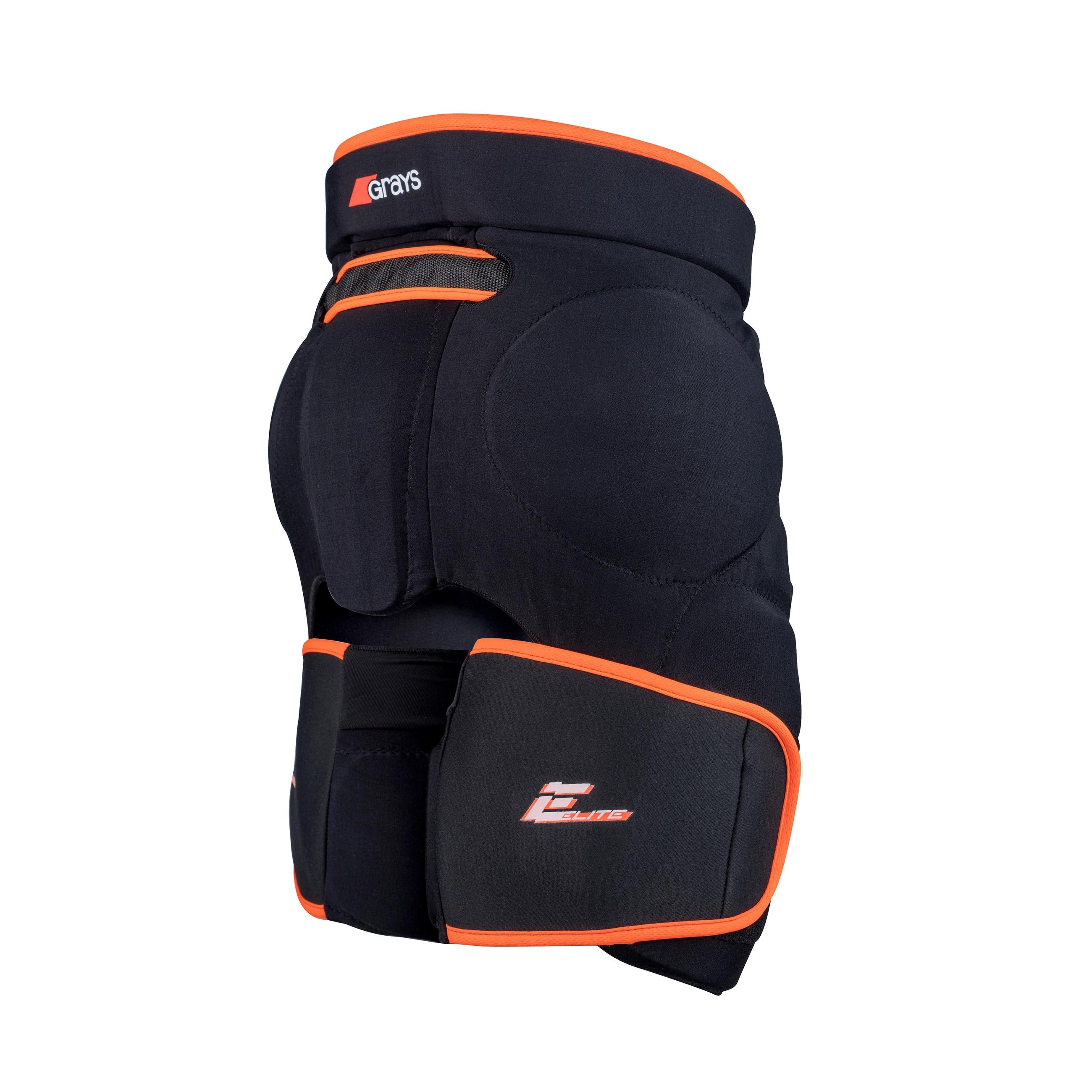grays-elite-shorts-portiere-imbottiti-hockey-nero-arancio image 4