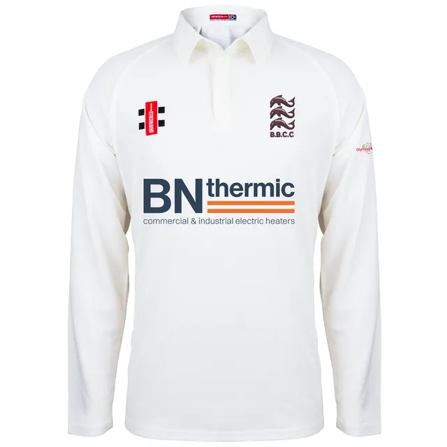 gray-nicolls-brighton-brunswick-cc-senior-maglia-cricket-matrix-v2-manica-lunga- image 1