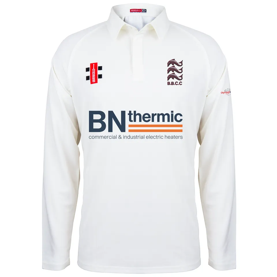 gray-nicolls-brighton-brunswick-cc-senior-maglia-cricket-matrix-v2-manica-lunga- image 1