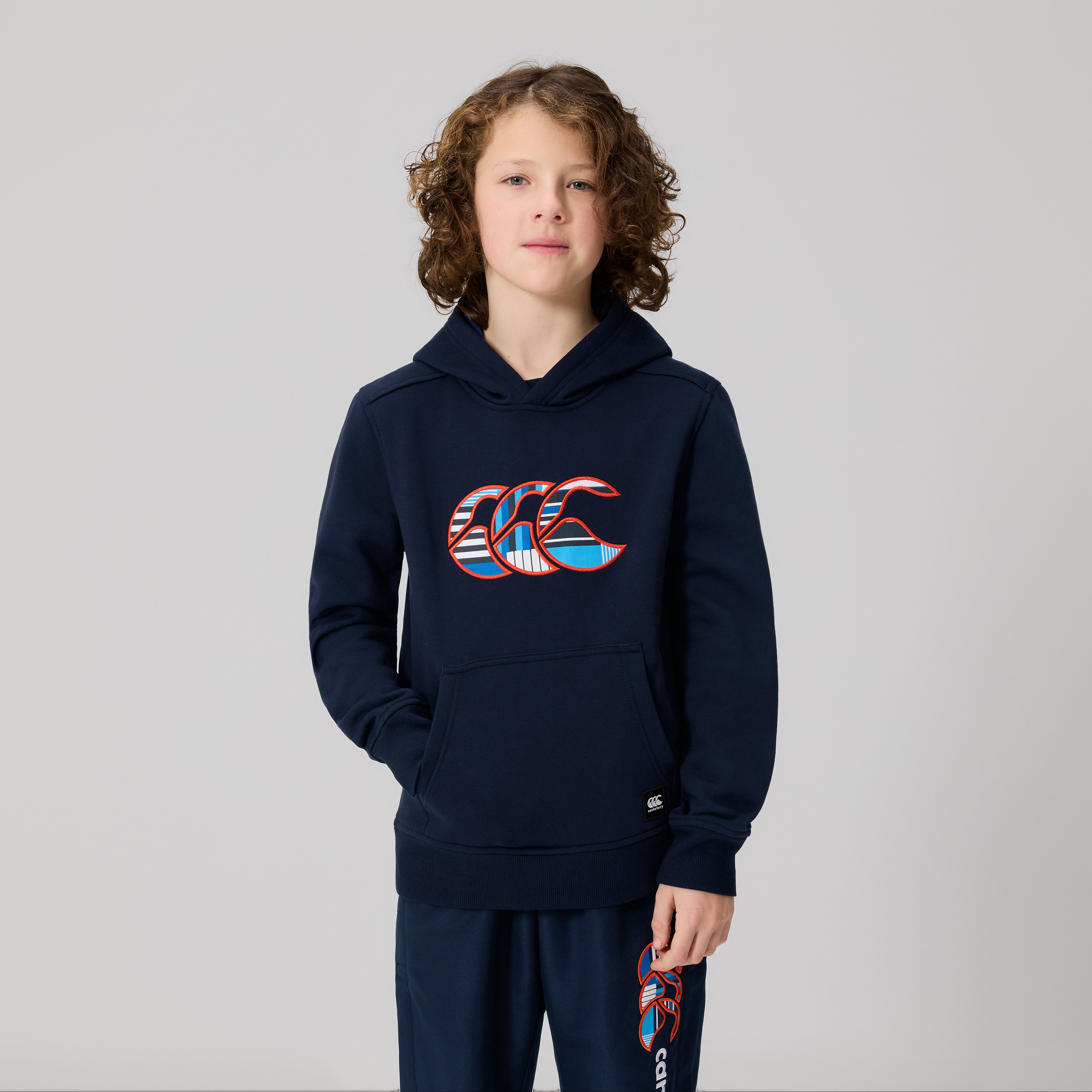 canterbury-uglies-felpa-cappuccio-bambino-navy image 3