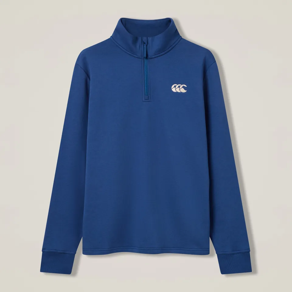 canterbury-open-hem-felpa-1-4-zip-uomo-blu image 1